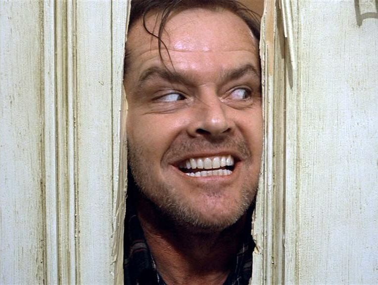 Jack Nicholson w filmie „Lśnienie