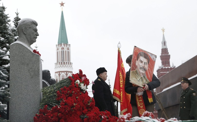 KOMUNIŚCI ŚWIĘTUJĄ URODZINY JÓZEFA STALINA
