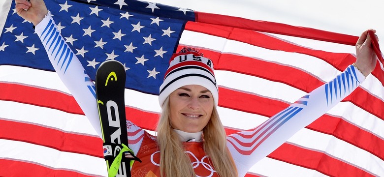 Lindsey Vonn rozsypała w Pjongczang prochy dziadka, który walczył w Korei