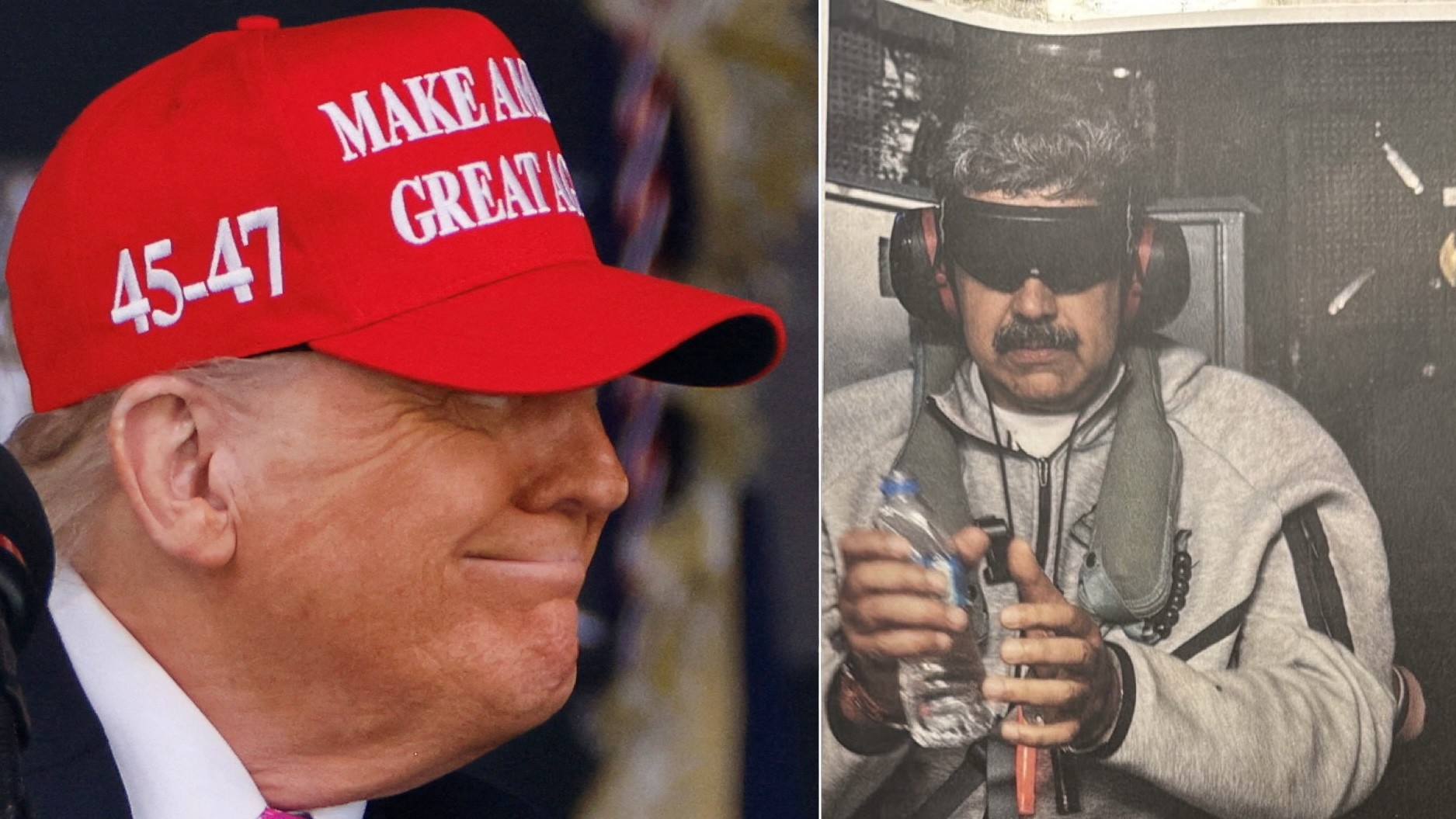 Donald Trump a Nicolás Maduro