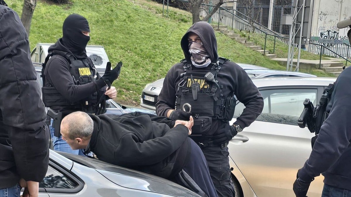 Hapšenje napadača sa Novog Beograda