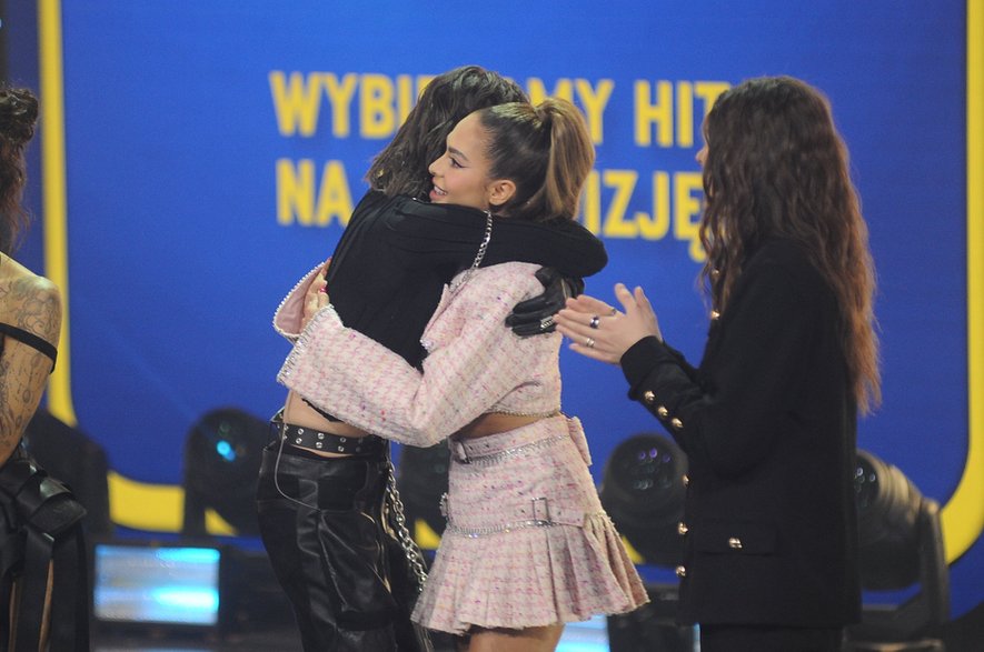 Jann and Blanka during the concert 