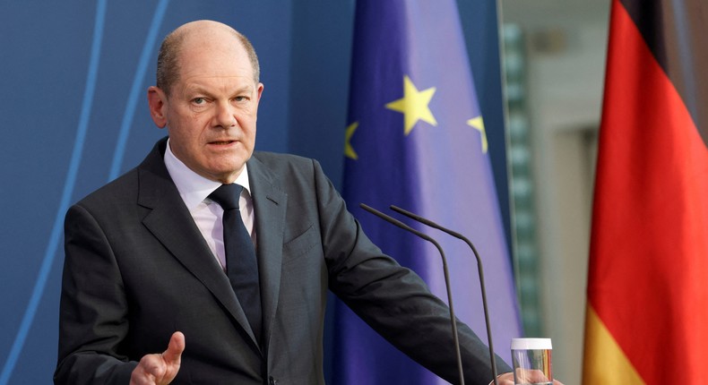 German Chancellor Olaf Scholz.