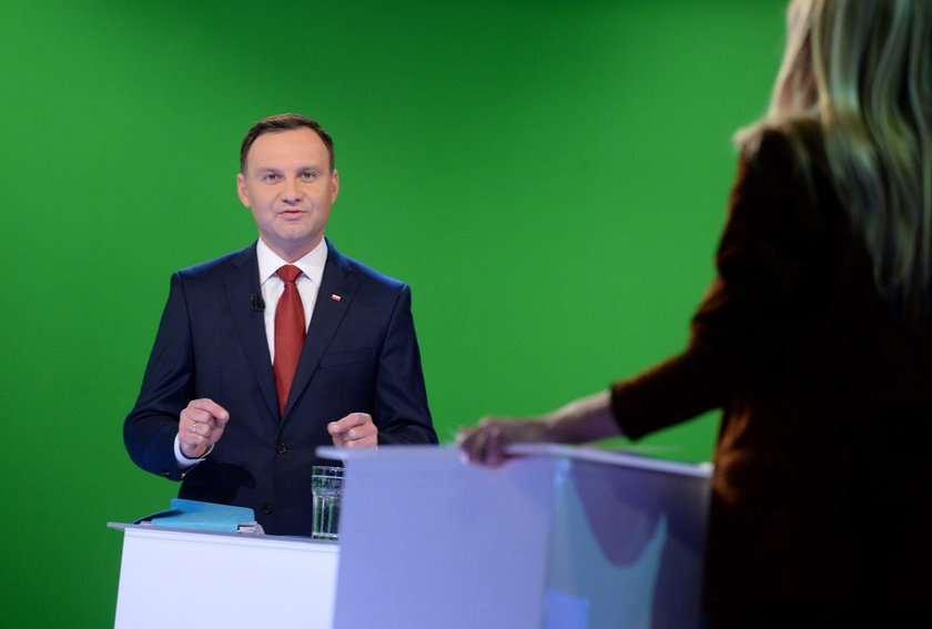 Najlepsze zdjęcia z debaty Duda-Komorowski