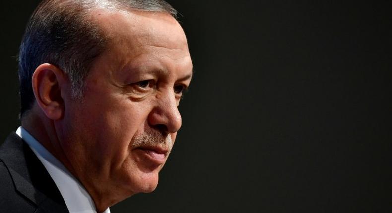 Turkey's President Recep Tayyip Erdogan says there are only two journalists behind bars in his country ahead of the trial of 17 staff from the opposition daily Cumhuriyet, despite the post-coup clampdown