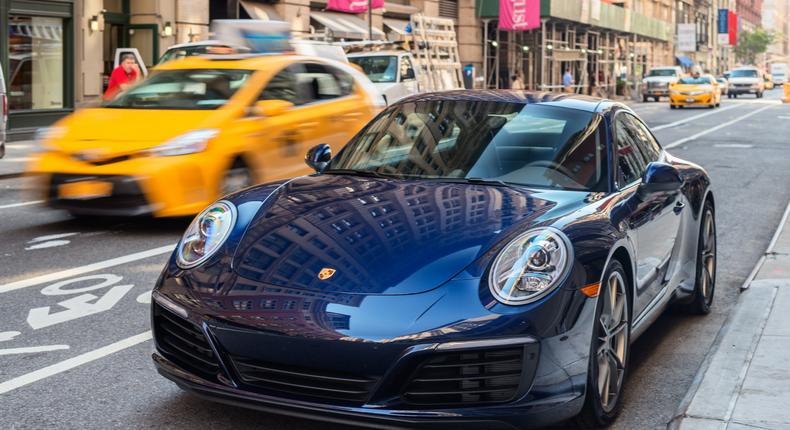 A 2017 Porsche 911 Carrera.