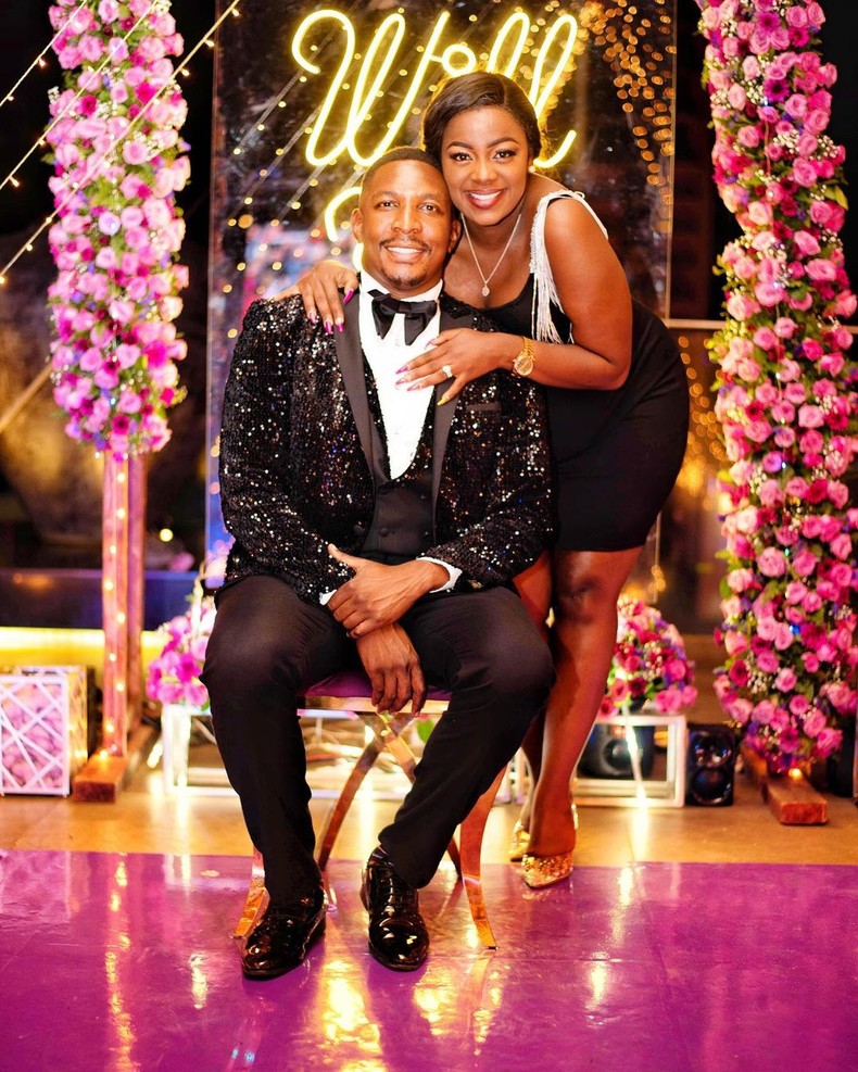 Photos captured from Jackie Matubia's expensive baby shower [Instagram]