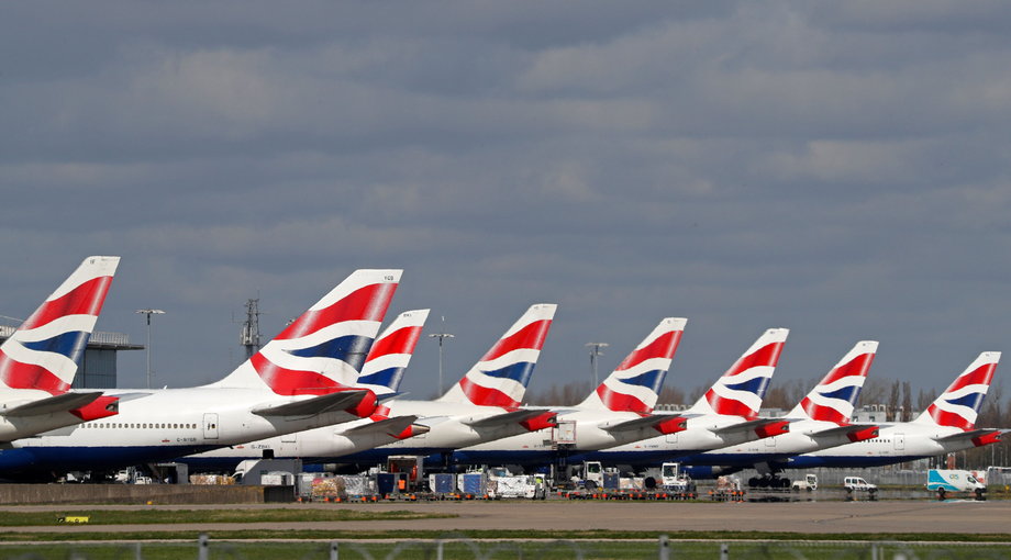 Samoloty British Airways uziemione na londyńskim lotnisku Heathrow