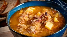 pyszny obiad na poniedziałek. podajemy przepis, ty gotujesz. kapuśniak na kiełbasie