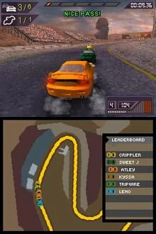 Screen z gry "Need for Speed: ProStreet" (wersja DS)