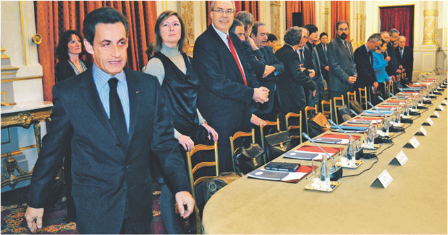 Nicolas Sarkozy ryzykuje porażkę w wyborach prezydenckich, decydując się na bolesne reformy systemu emerytalnego Fot. Reuters/Forum