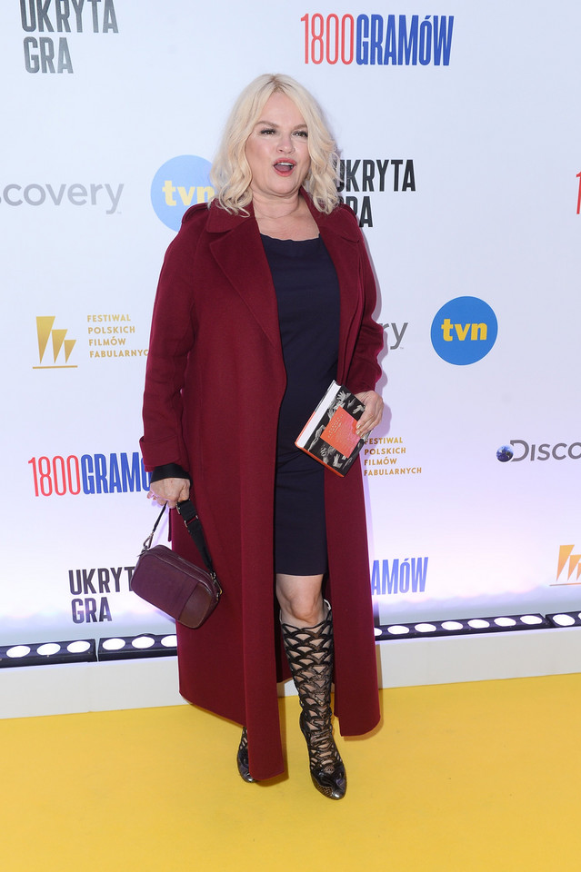 Katarzyna Figura na festiwalu filmowym w Gdyni 