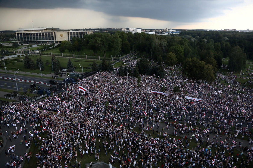 Protesty w Mińsku