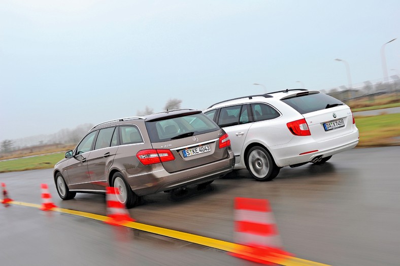 Skoda Superb atakuje Mercedesa klasy E - Pojedynek: Skoda królem kombi?