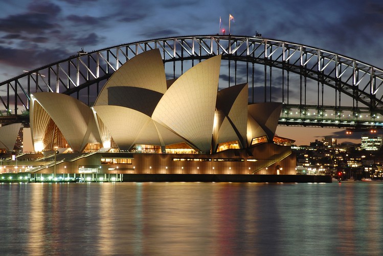 9. Australia
<br><br>
Na zdjęciu budynek opery w Sydney