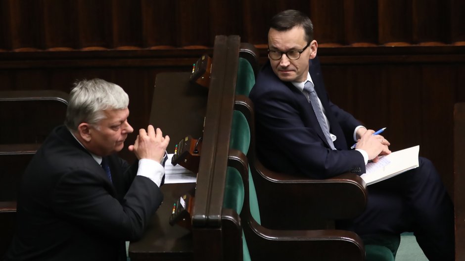 Marek Suski i Mateusz Morawiecki