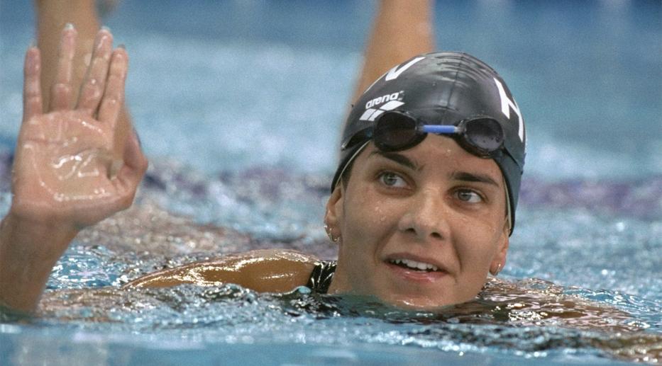 Egerszegi Krisztina még versenyző korában Fotó: Getty Images