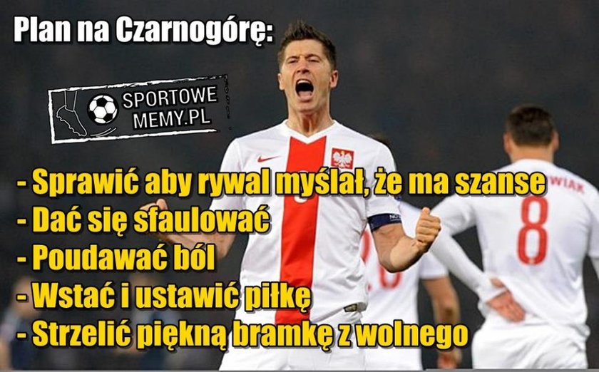 MEMY po meczu Czarnogóra–Polska. Internauci dali czadu!