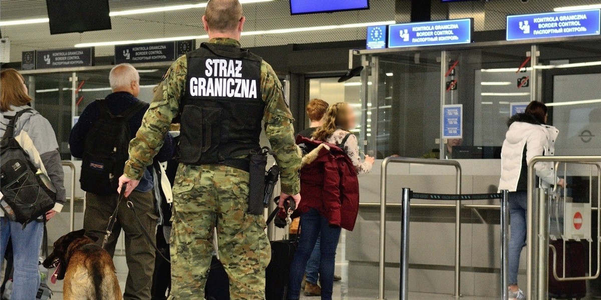 Straż graniczna postawiona na nogi. Wszystko przez jednego z podróżnych.  