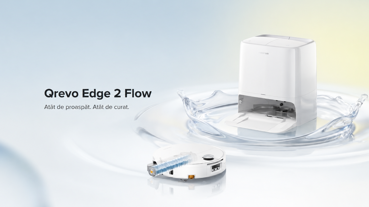 Roborock lansează în România noile Qrevo Edge 2 Flow și Qrevo 2 Pro