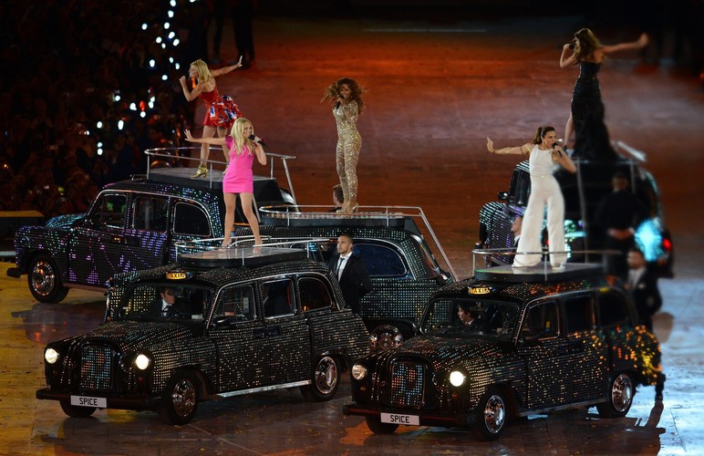 Spice Girls na uroczystym zakończeniu Olimpiady w Londynie