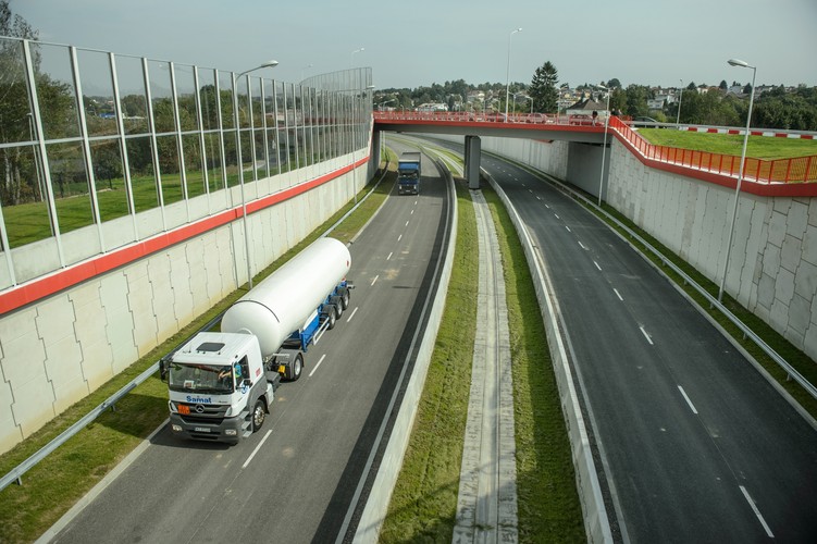 S17 do Lublina - odcinek w. Jastków - w. Lublin Sławinek (1)<br><br>(zuz) PAP/Wojciech Pacewicz