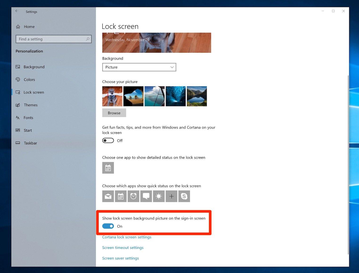 How To Change Your Windows 10 Login Screen To Display Any Image When