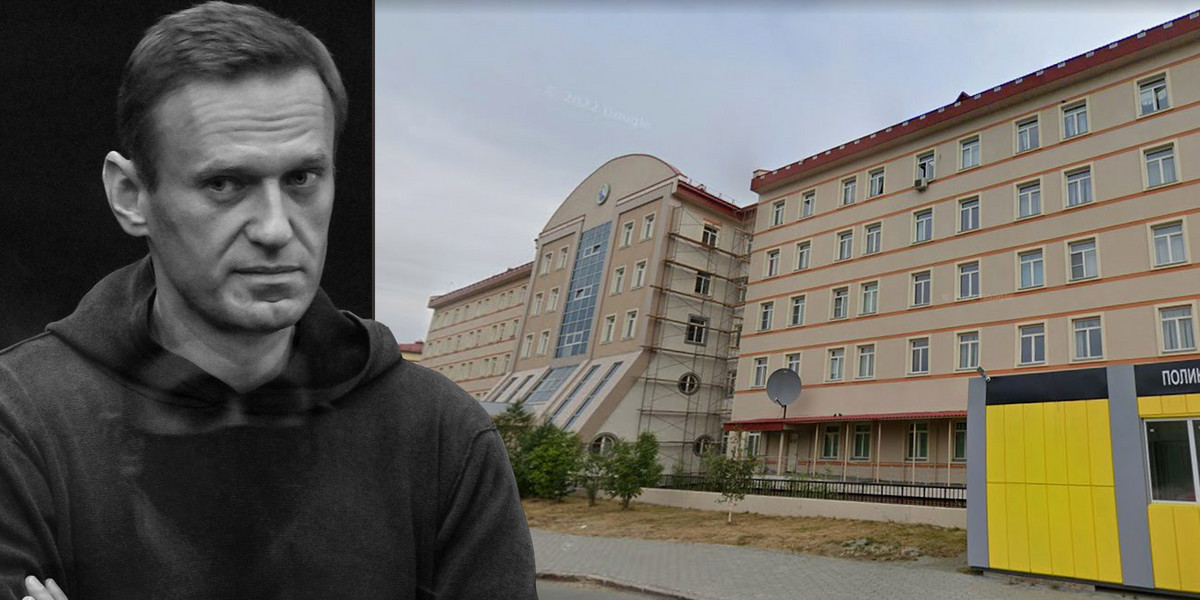 To w tym szpitalu w Salechardzie. jest ciało Aleksieja Nawalnego. 