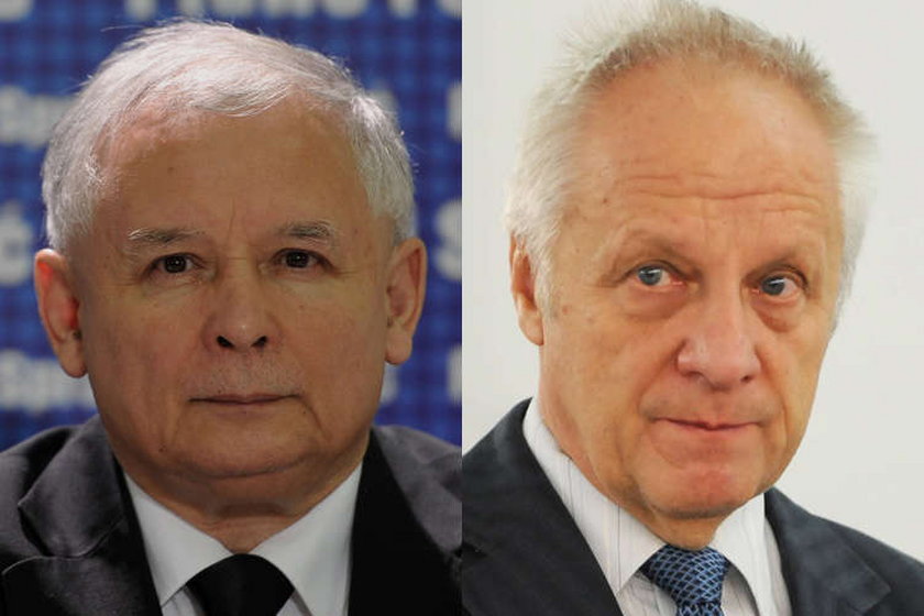 Jarosław Kaczyński i Stefan Niesiołowski