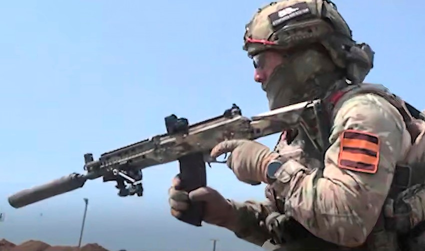 Ruska vojska na obuci na nepoznatoj lokaciji u Ukrajini 10. juna