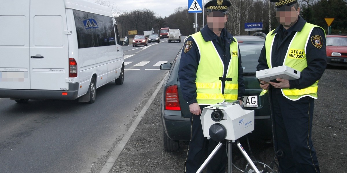 Tu straż łapie na fotoradar!