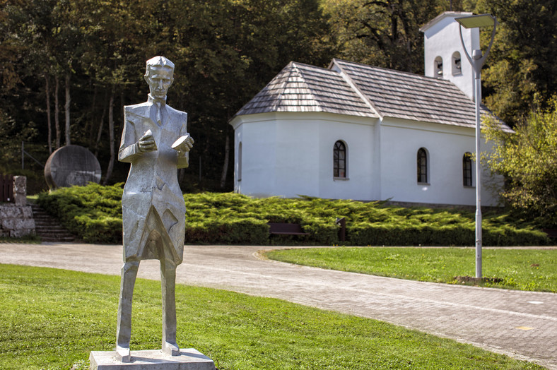 Smiljan – muzeum Nikoli Tesli, Fot. Ivo Biočina, Chorwacka Wspólnota Turystyczna.