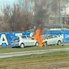 Zapaljeni automobili u Bloku 70