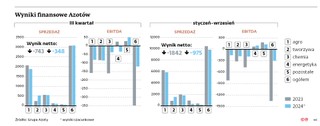 Wyniki finansowe Azotów