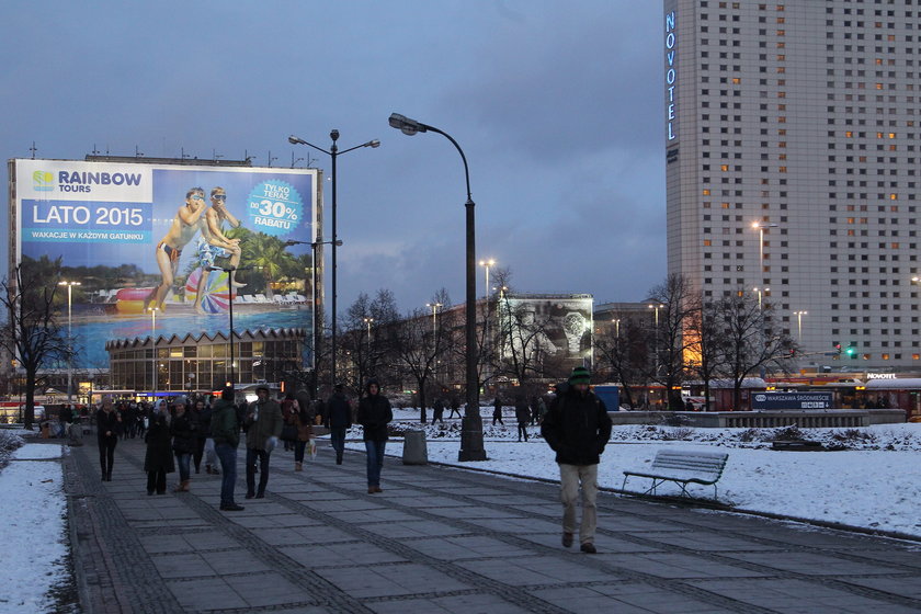 Egipskie ciemności w centrum Warszawy