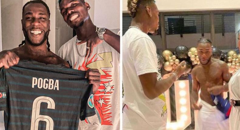 Watch: Paul Pogba joins Burna Boy’s birthday party celebration in Miami