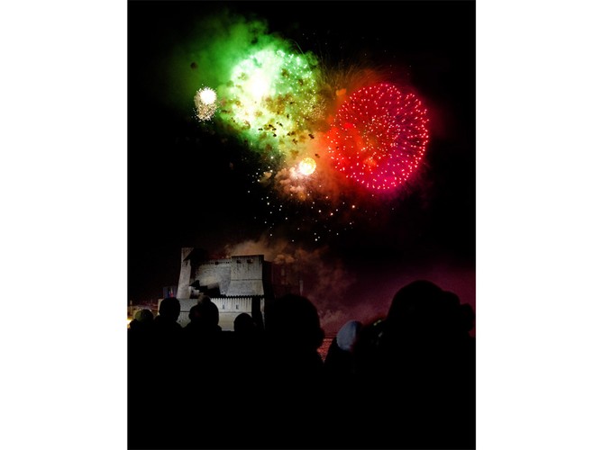 Sylwestrowe fajerwerki w Rzymie