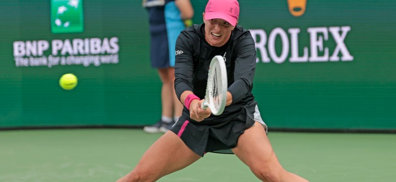 Iga Świątek w finale turnieju w Indian Wells. Marta Kostiuk zmieciona z kortu [WIDEO]