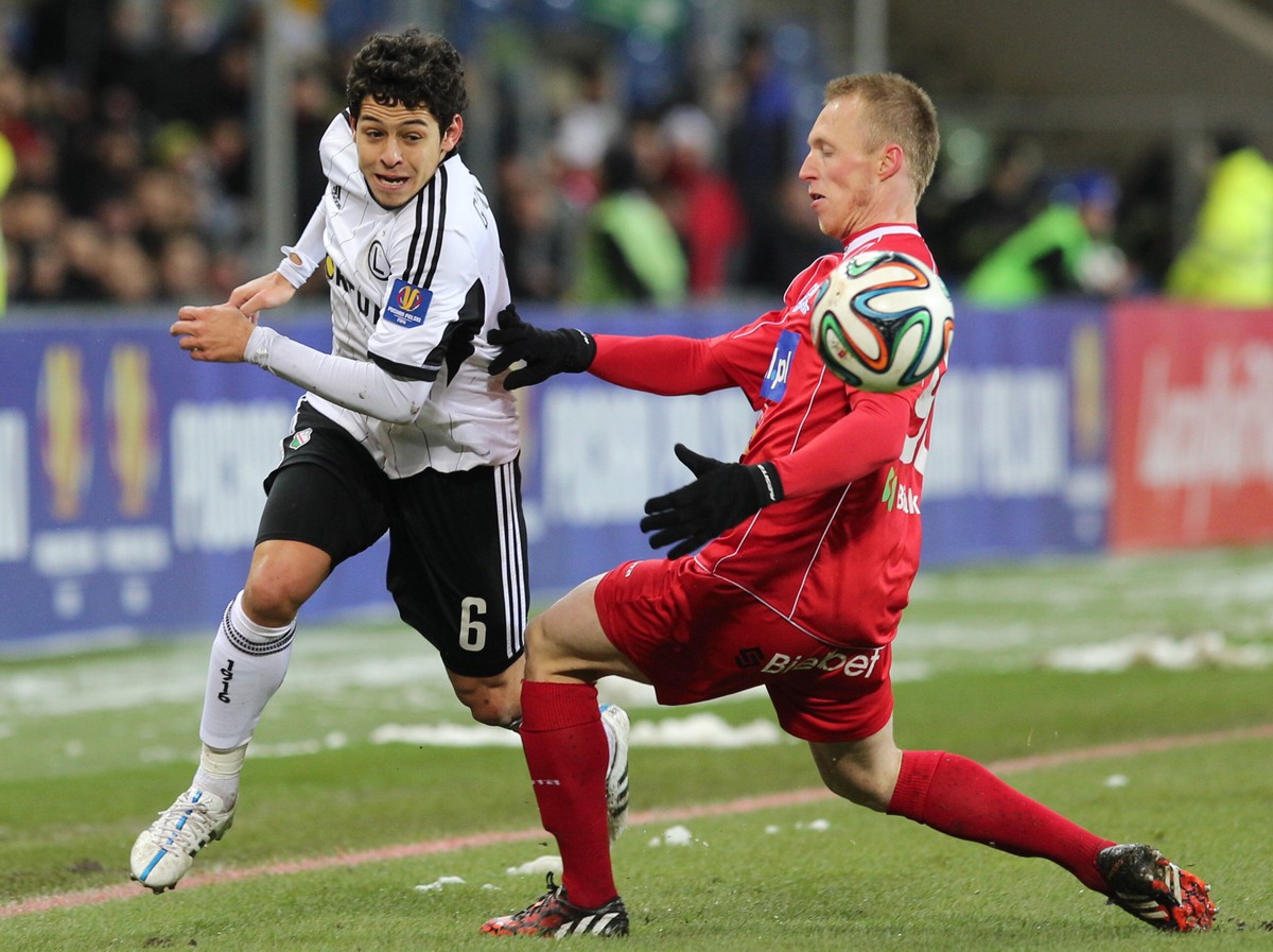 Puchar Polski: Podbeskidzie - Legia 1:4 w pierwszym meczu 1/2 finału