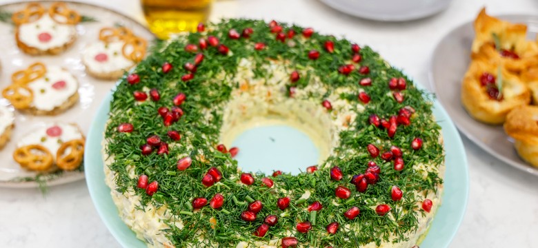 Sałatka jarzynowa od Ewy Wachowicz. Jej kształt zachwyci gości