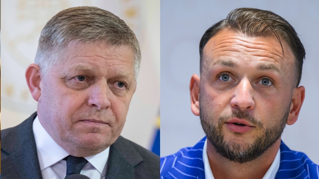 Robert Fico a Matúš Šutaj Eštok.