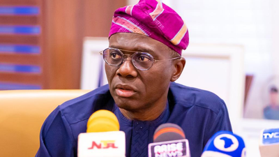 Governor Babajide Sanwo-Olu meets IGP, Usman Baba. [Twitter:MrJags]