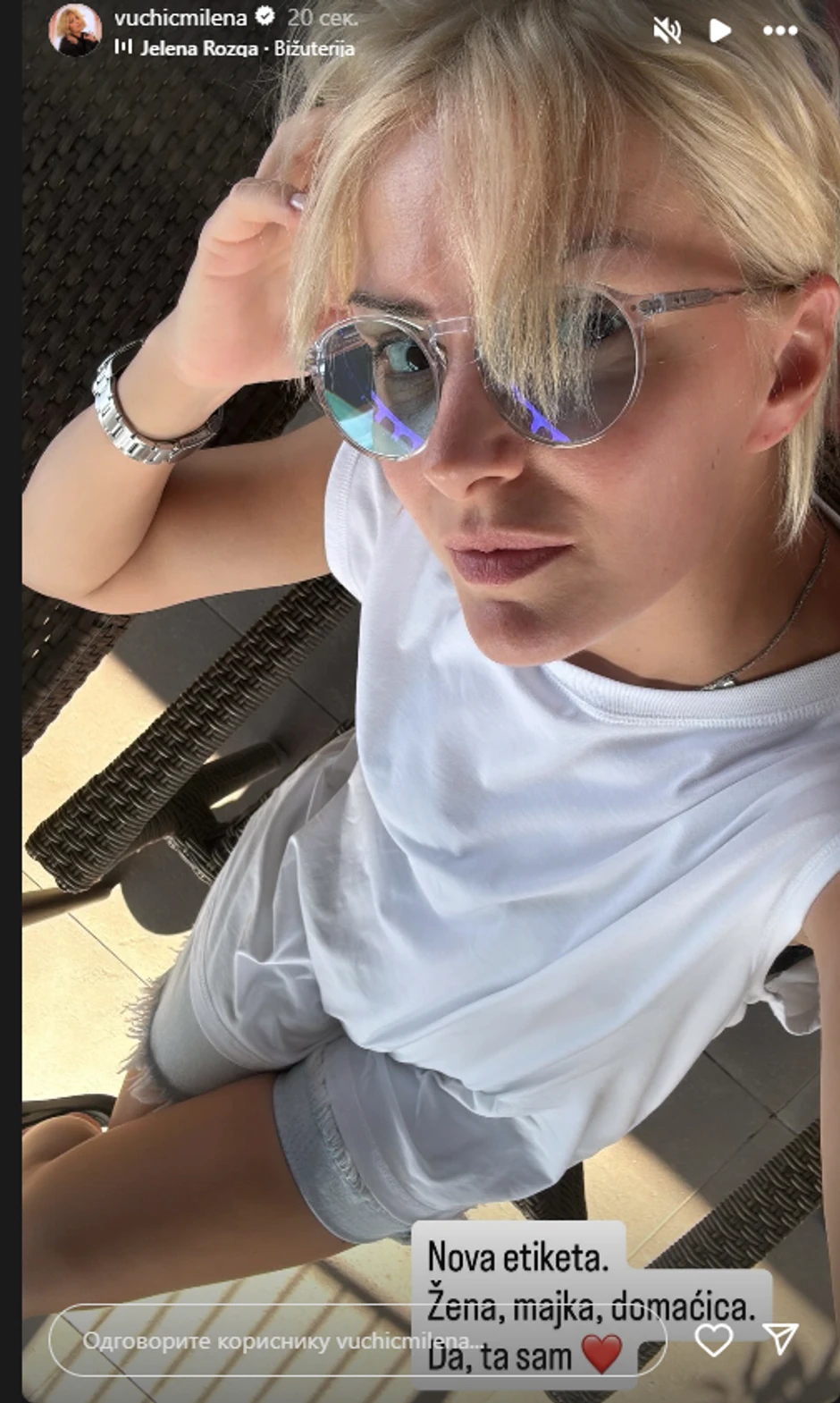 Milena Vučić nakon porođaja