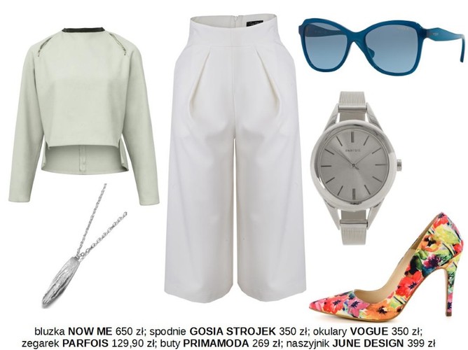 STYLIZACJE z szerokimi spodniami