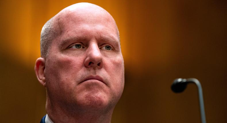 Ed Pierson testified during a Senate subcommittee hearing on Wednesday.Kent Nishimura/Getty Images