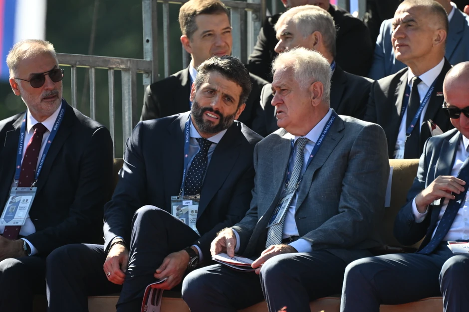 Aleksandar Šapić na vojnoj paradi