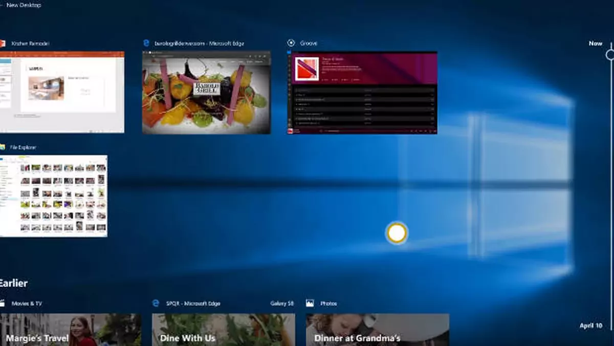 Windows 10 Fall Creators Update jednak bez funkcji Timeline