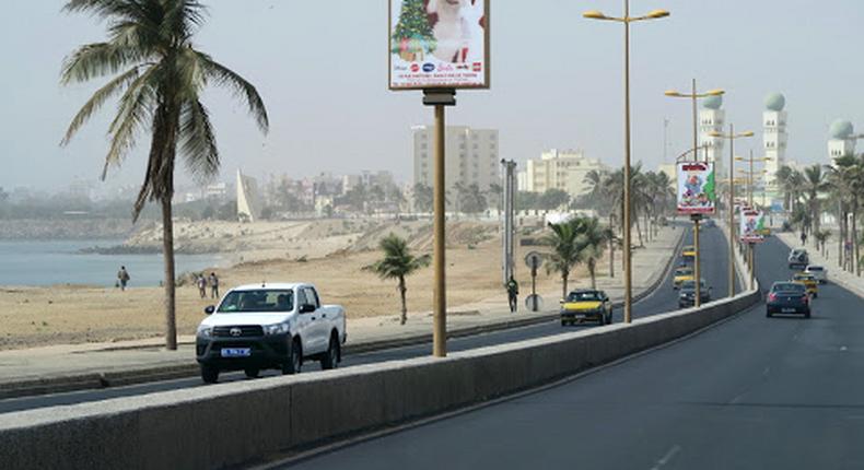 Dakar, route de la corniche ouest