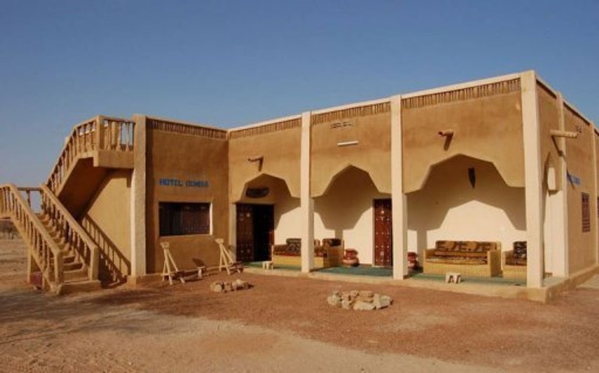 Hotel u gradiću Homboriju gde su oteti Lazarević i Verdon