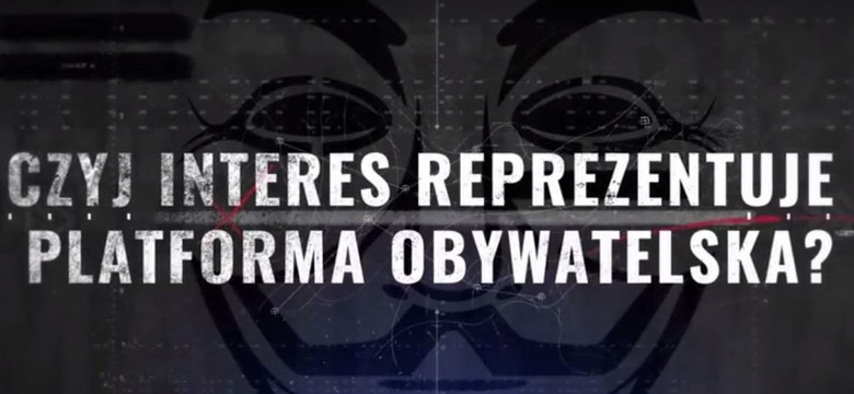 PiS w spocie atakuje: Czyj interes reprezentuje Platforma Obywatelska?